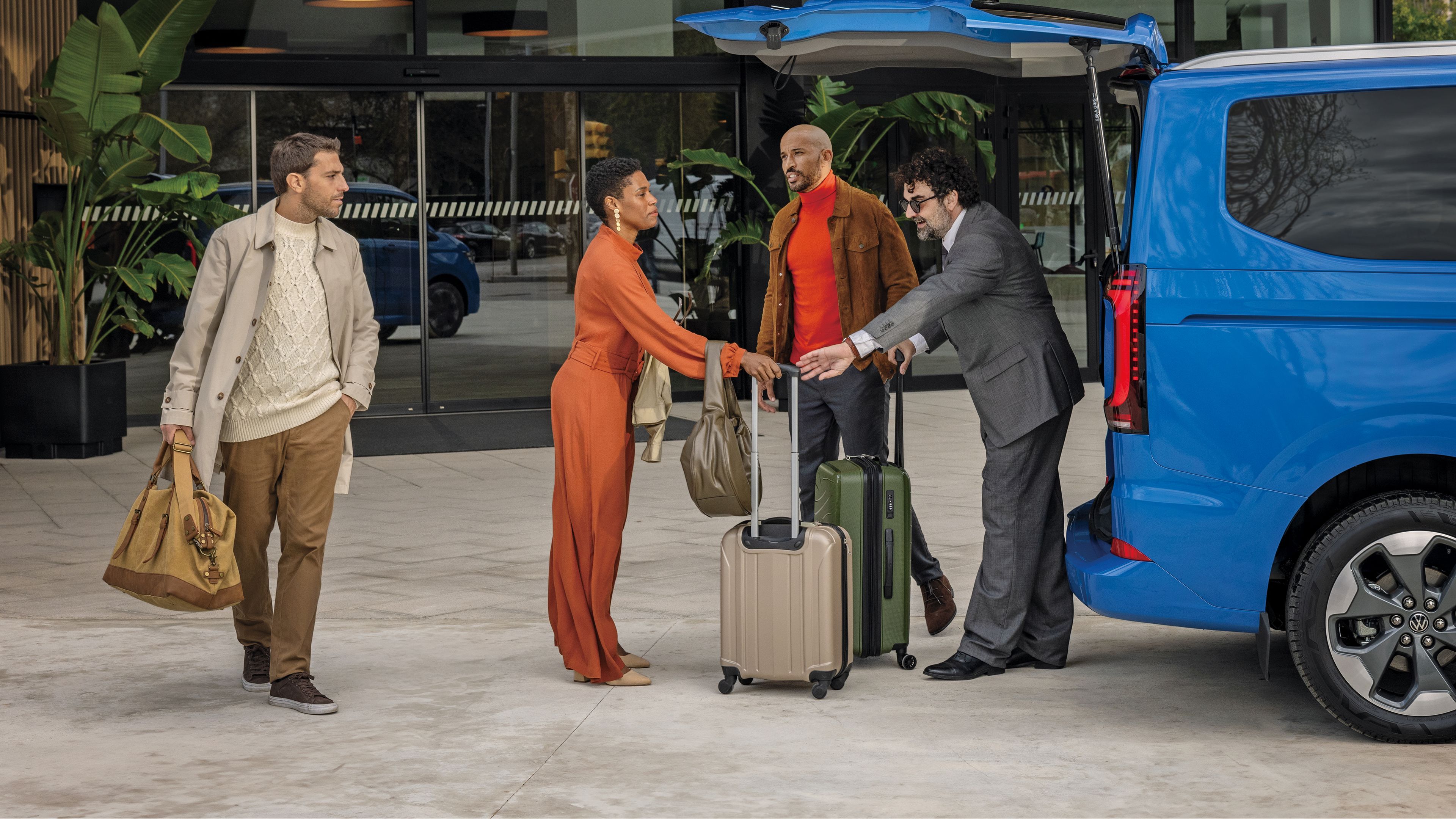 Caravelle Gepäck wird entladen