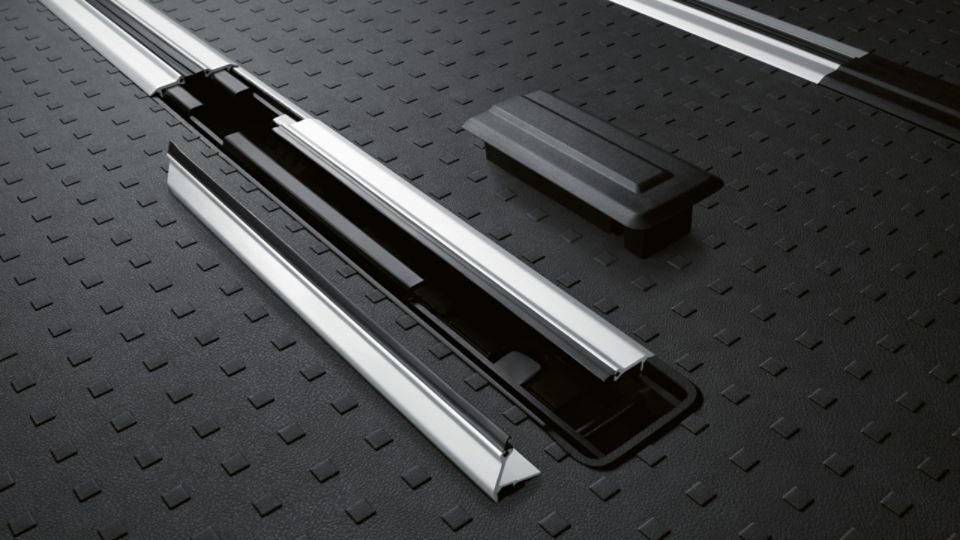 VW Multivan 6.1 Schienensystem in der Detailansicht