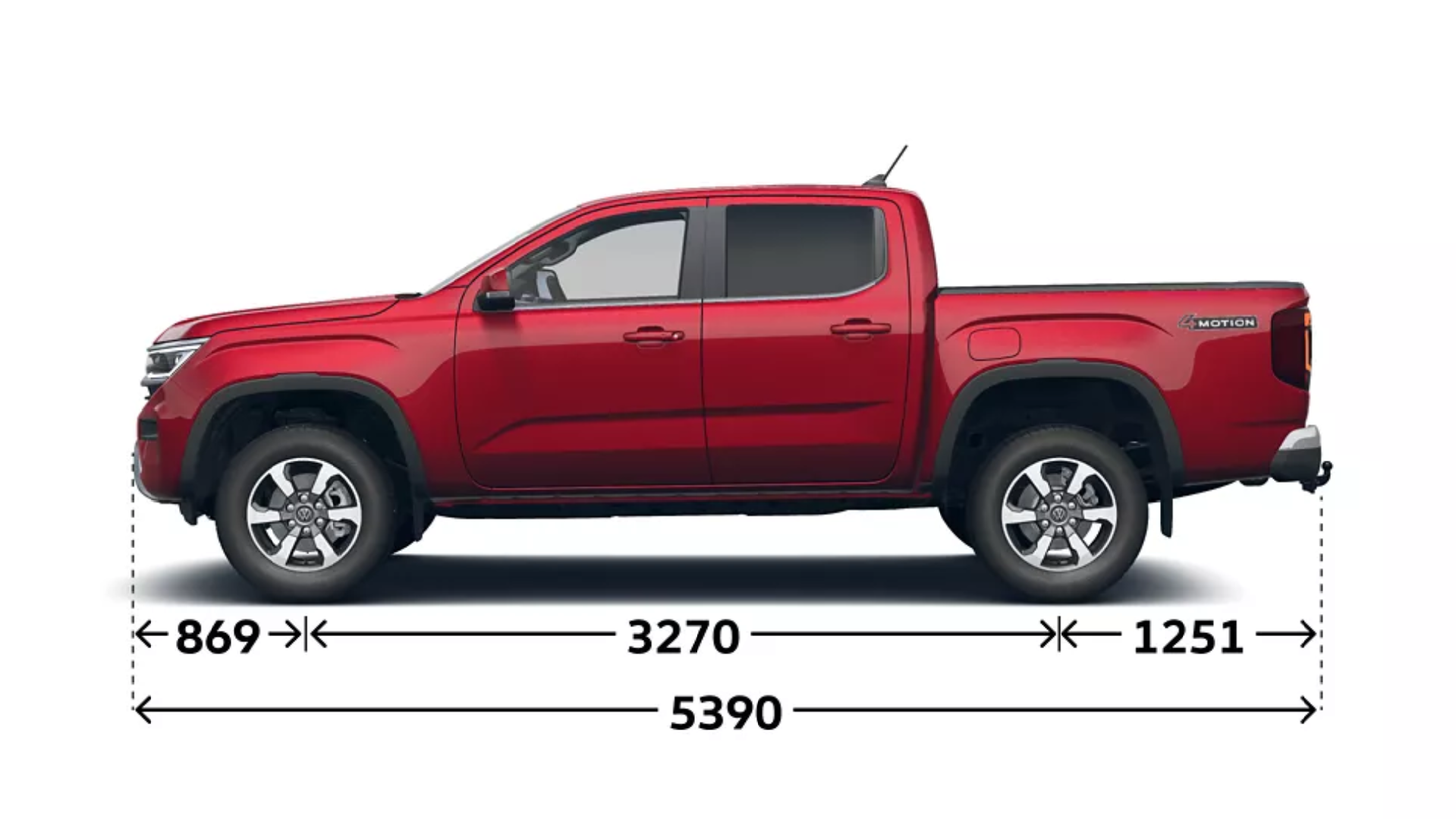 Maße des Amarok Style