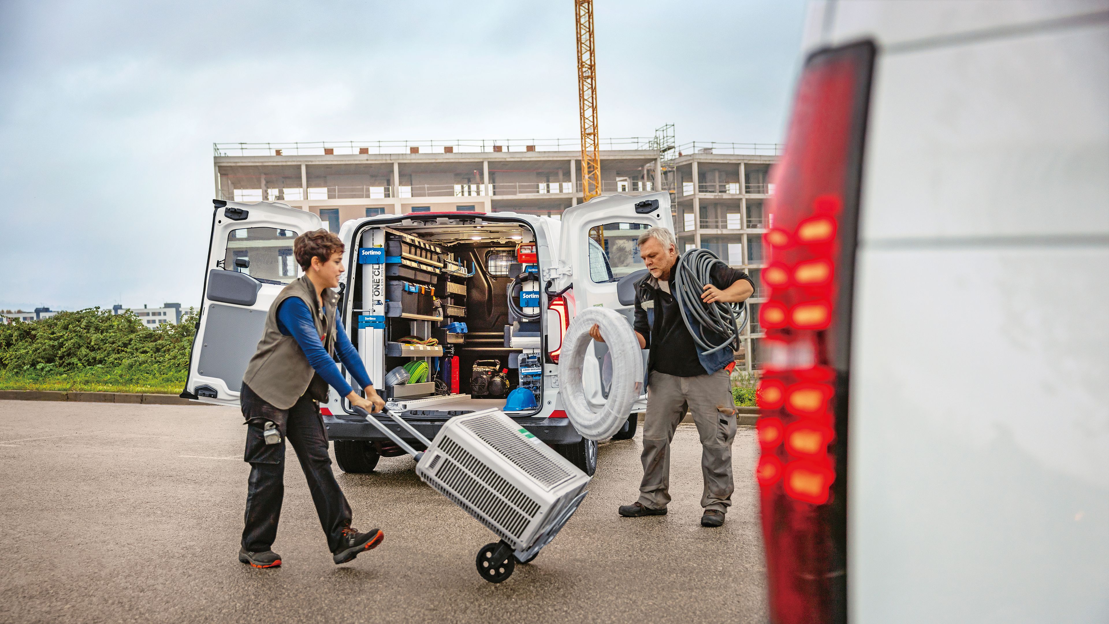 Transporter mit Sortimo Einbau