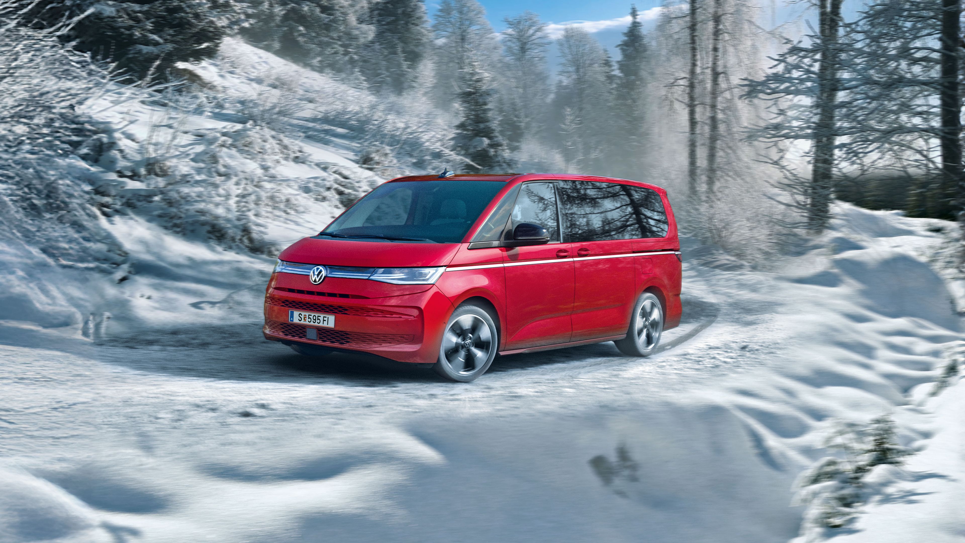 Mutivan eHybrid 4MOTION Schnee