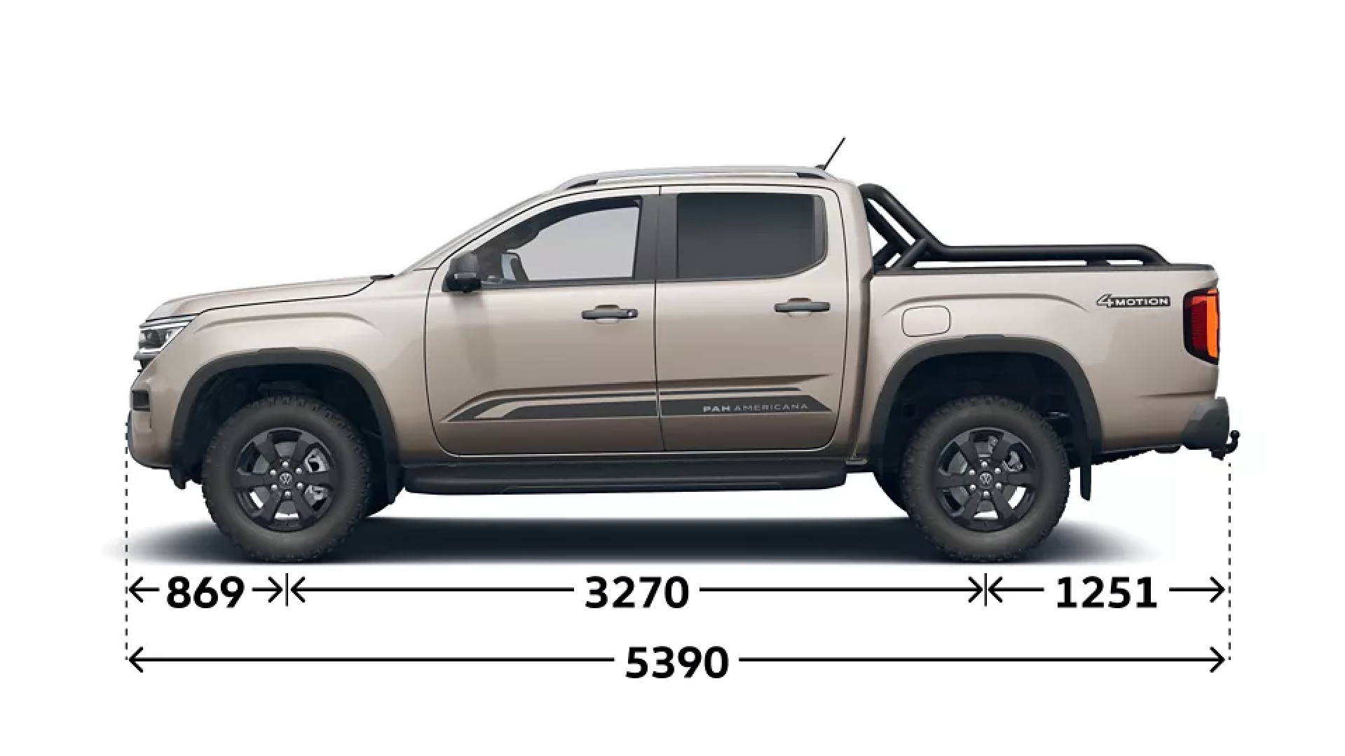 Maße des Amarok Aventura