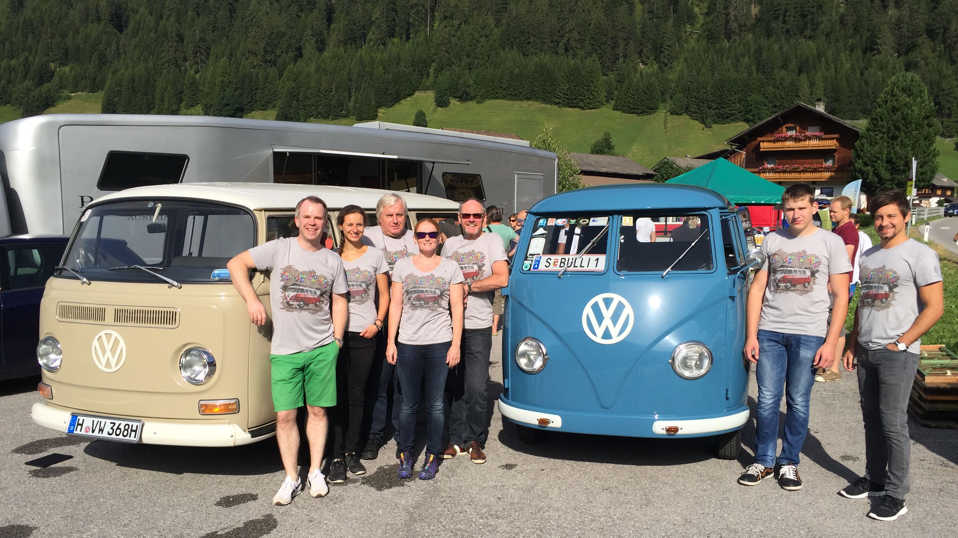 VW Nutzfahrzeuge Bullitreffen Teamfoto
