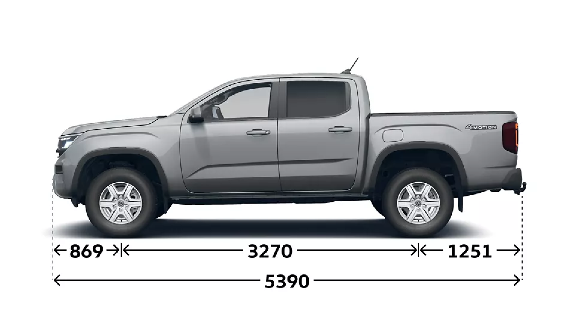 Maße des Amarok Life