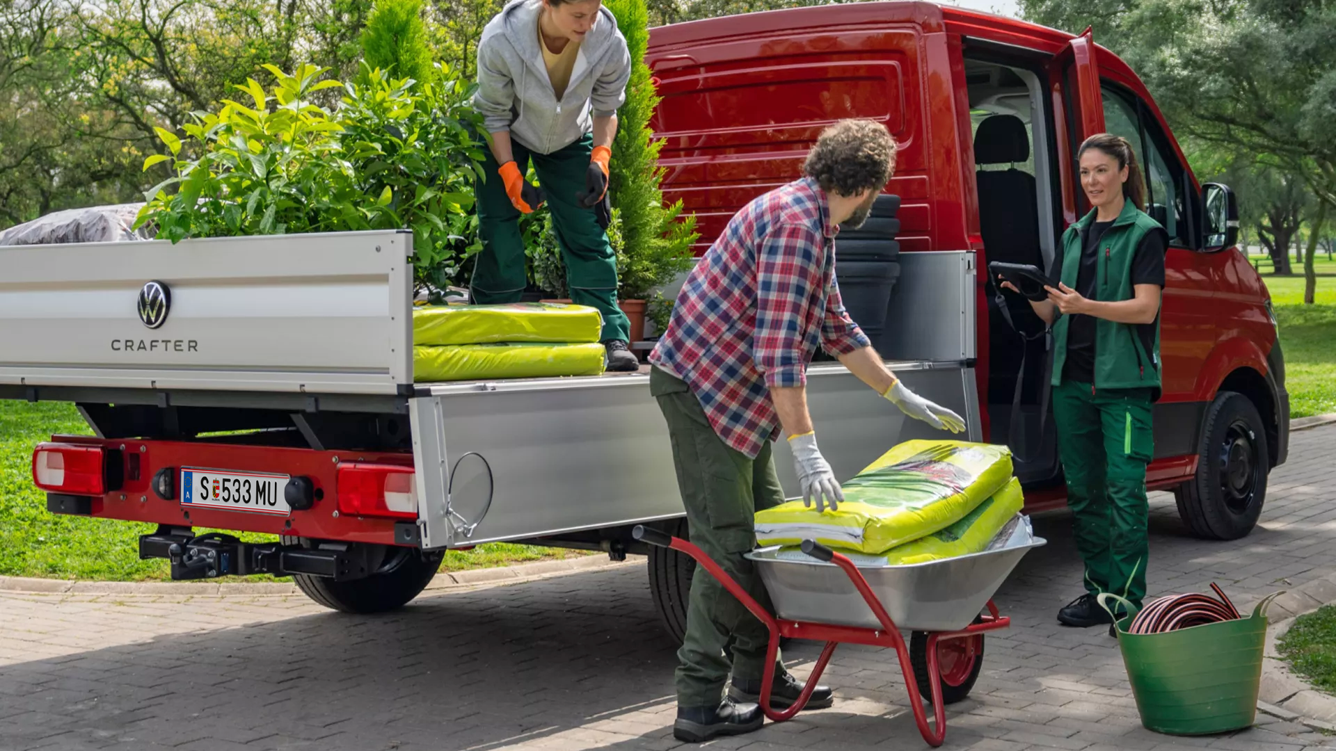 Crafter Pritschenwagen Ladefläche.