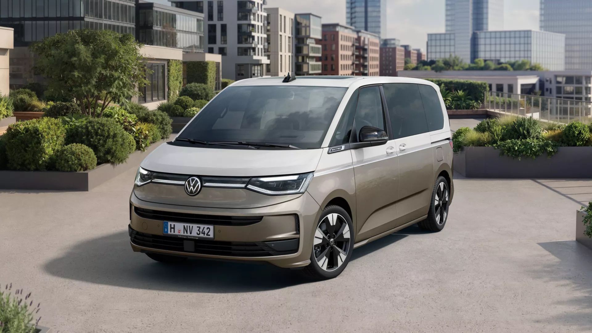 Der neue Multivan 2026 in der Stadt