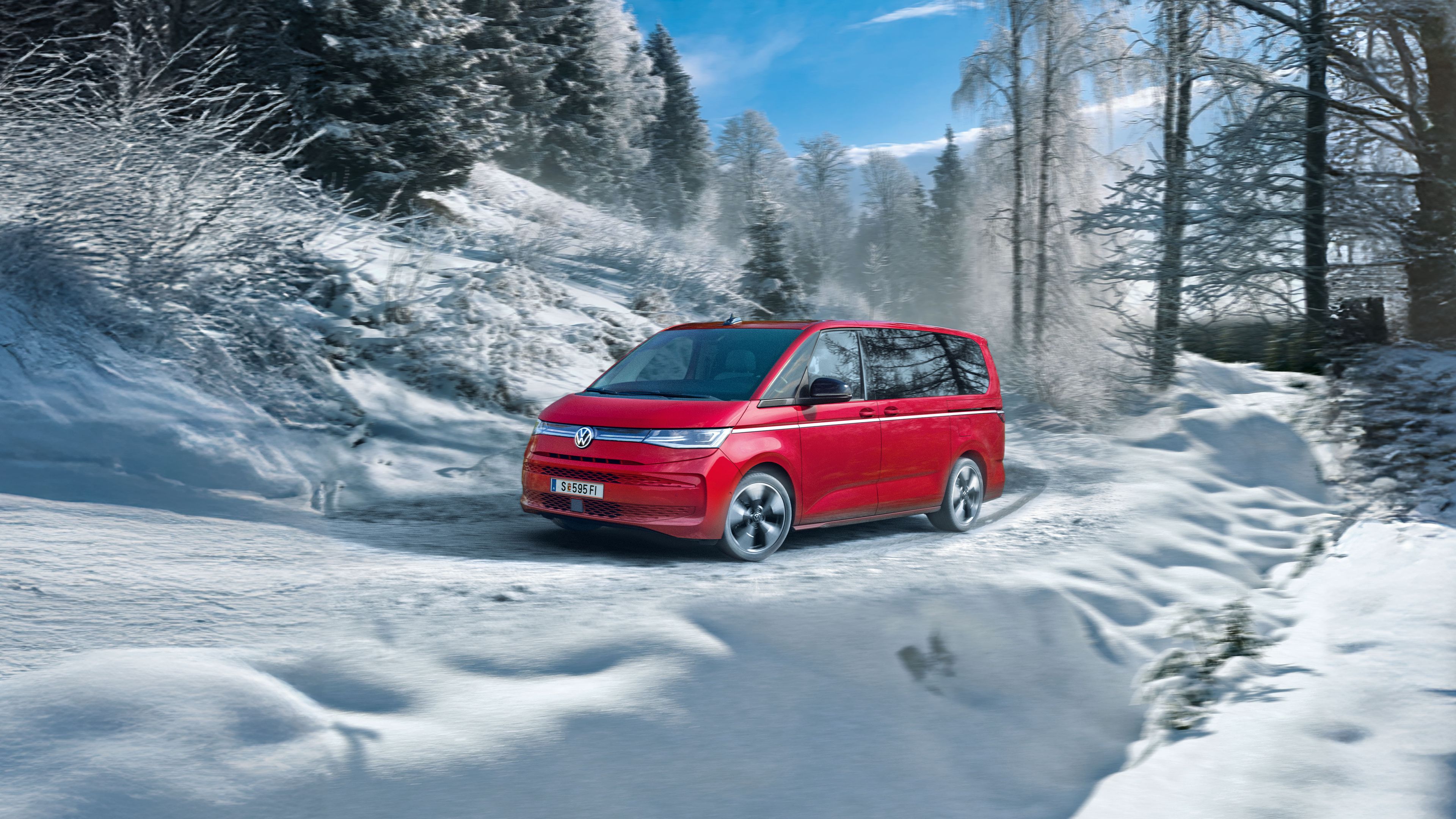 Mutivan eHybrid 4MOTION Schnee