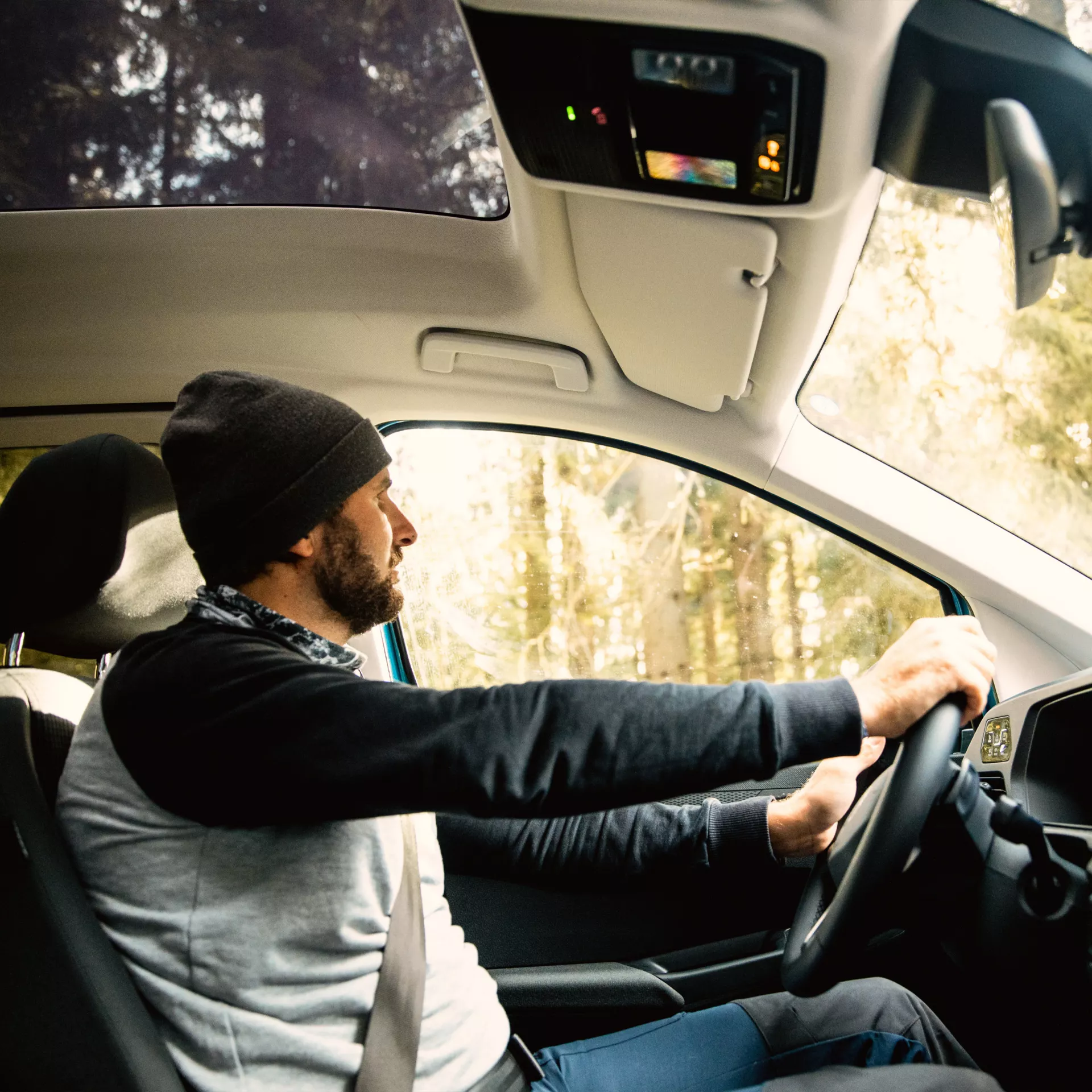 VW Caddy Panoramaglasdach