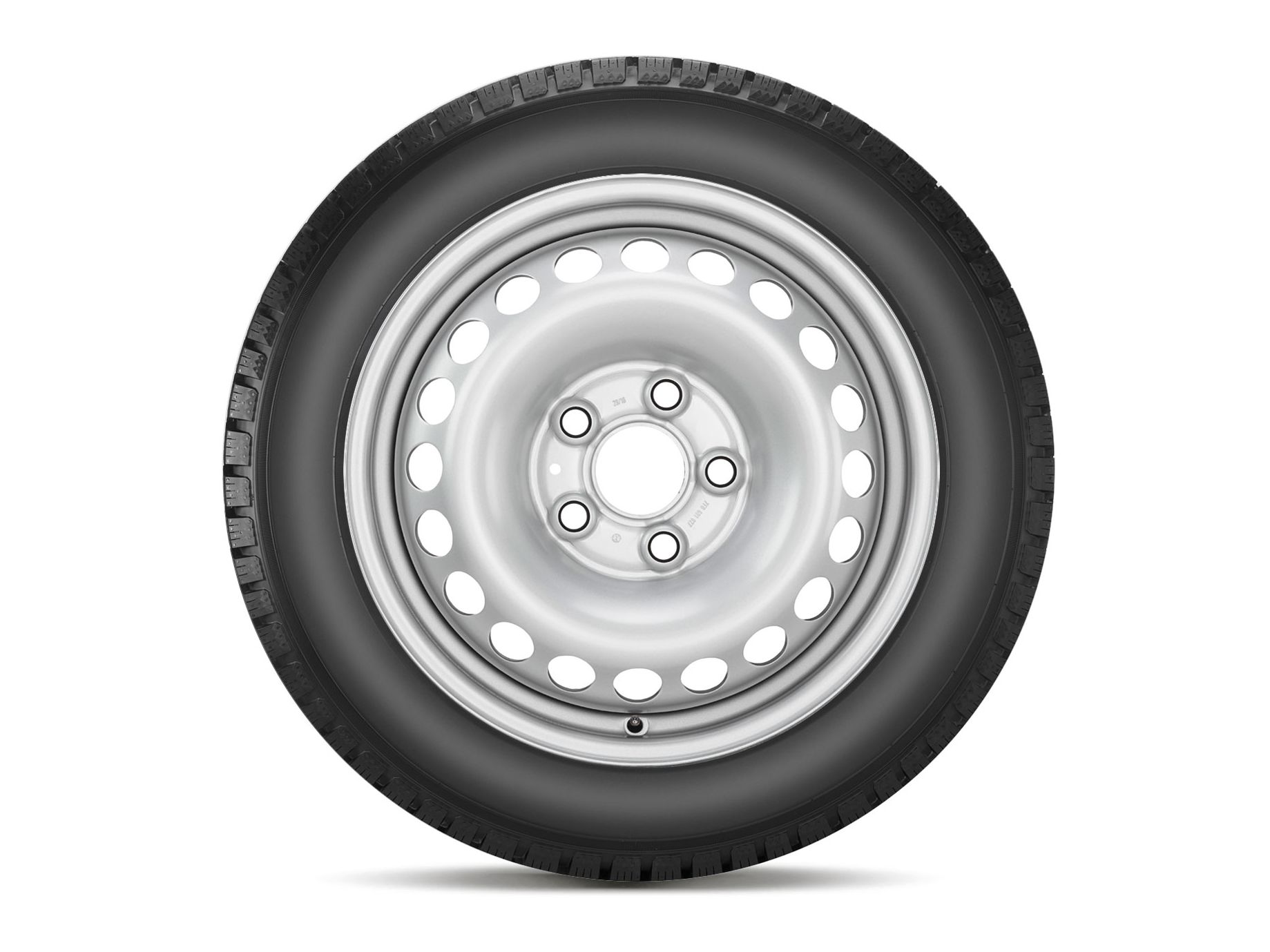 Volkswagen Winterkomplettrad Stahl Silber