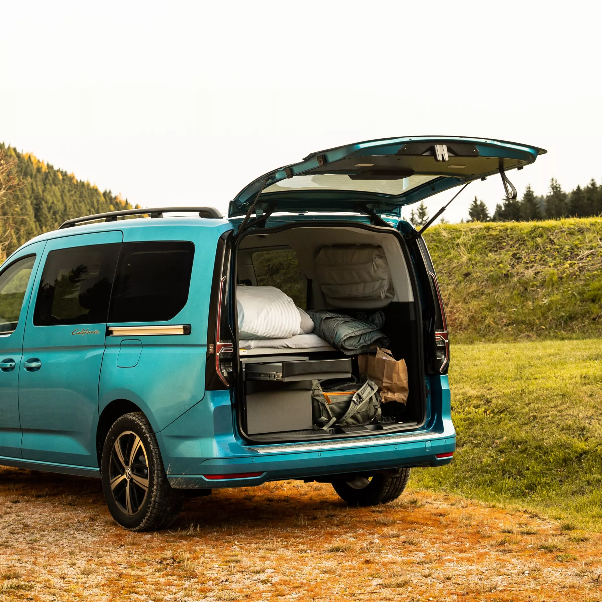 VW Caddy California Innenraum