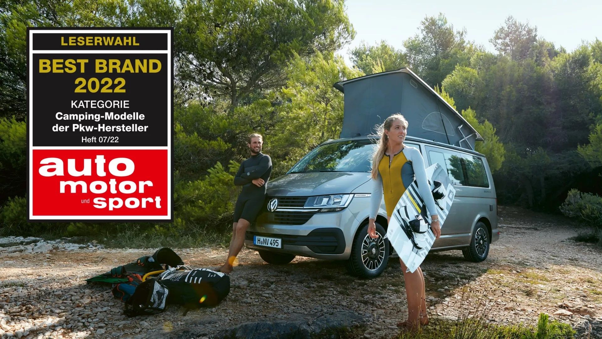 Best Cars 2022 – Kategorie Camping-Modelle: Der VW California 6.1