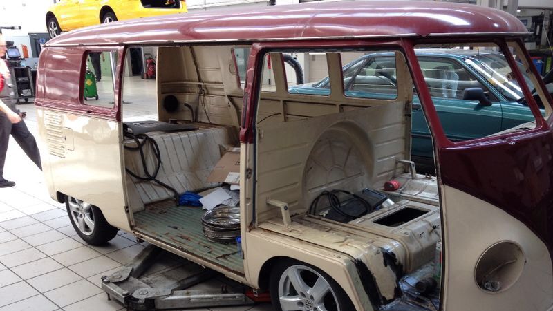 VW Bulli T1 Kombi Demontage