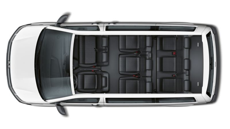 VW Transporter 6.1 Kombi mit kurzem Radstand und 9 Sitzen