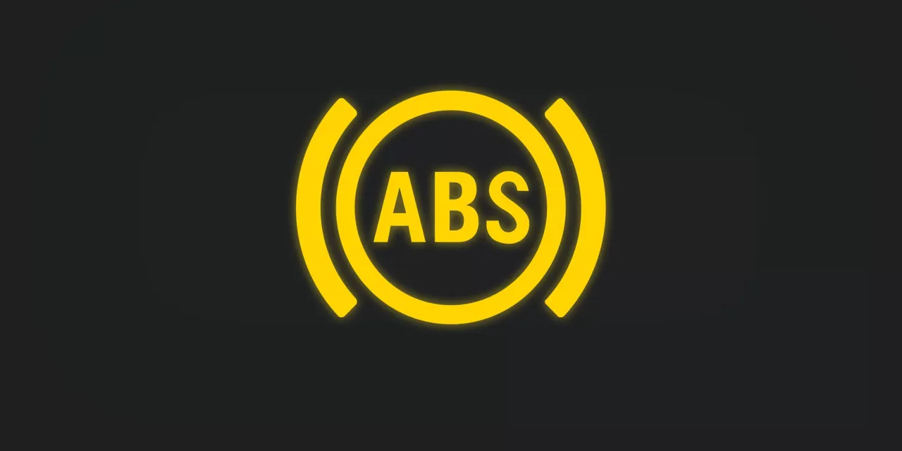 Gelbe Kontrollleuchte ABS aktiv